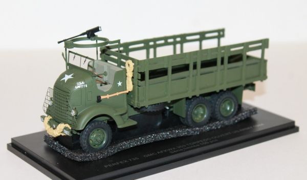 PER735 - GMC AFKWX 353 1944 US ARMY ouvert avec toureleau et mitrailleuse - 1