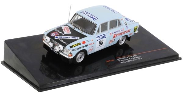 IXORAC356 - MOSKWITSCH 412 #88 1000 Lakes Rallye Finlande 1973 - 1