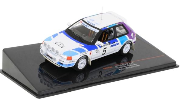 IXORAC358A - MAZDA 323 GTX #5 Rallye des 1000 Lacs 1990 - 1