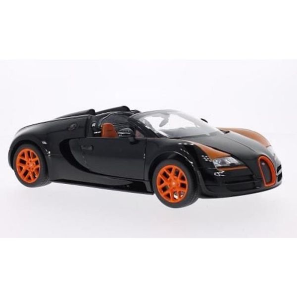 RAS43900NOIREORANGE - BUGATTI Veyron 16.4 Grand Sport Vitesse noire orange - 1