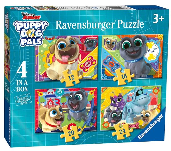 RAV069880 - 4 Puzzles - 12,16,20,24 Pièces - Le monde de Bingo et Rolly - 1