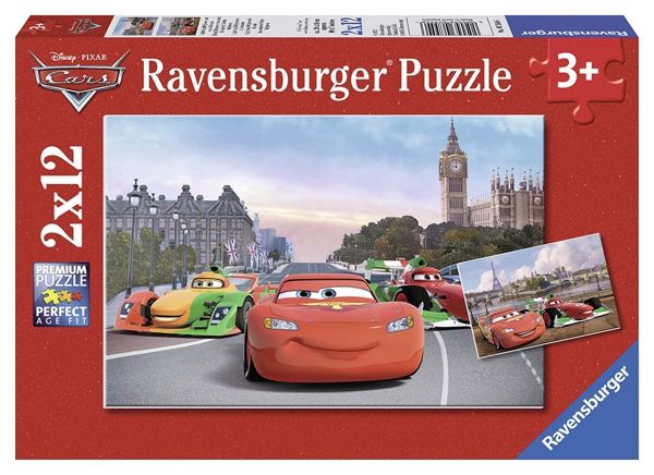 RAV075546 - 2 Puzzles - 12 Pièces - Cars - 1