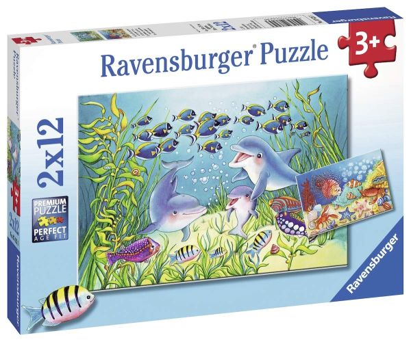 RAV076253 - 2 Puzzles - 12 pièces - Les fonds Marins - 1