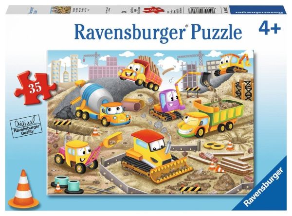 RAV086207 - Puzzle - 35 Pièces - Sur le chantier - 1