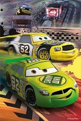 RAV09459/03 - Puzzle - 54 Pièces - CARS - Darren Leadfoot et Leak Less - 13,2 x 19,8 cm - 1