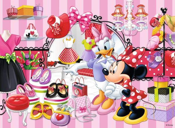 RAV10029 - Puzzle - 150 Pièces - Au magasin avec Minnie - 49 x 36 cm - 1