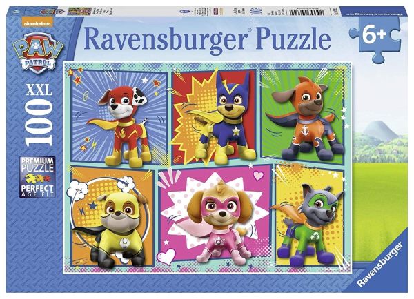 Ravensburger - Puzzle Enfant - Puzzle 100 p XXL - L'équipe de la  Pat'Patrouille - Disney - Dès 6 ans - 10899