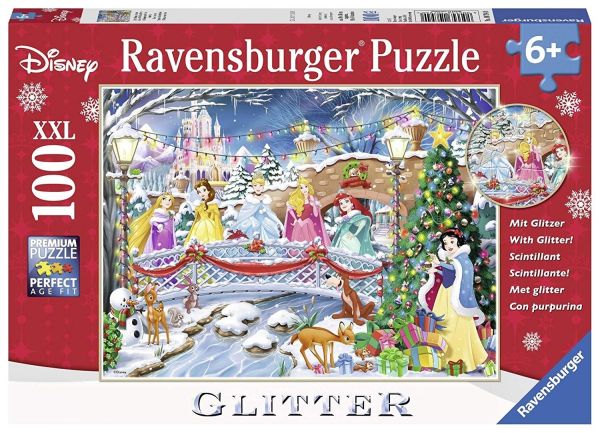 RAV107940 - Puzzle - 100 Pièces - Noël Princesse Disney - 1