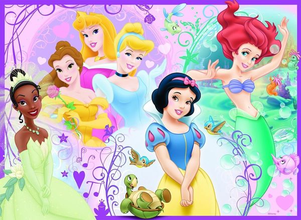 RAV10857 - Puzzle - 100 Pièces - Disney Princesse - 49 x 36 cm - 1