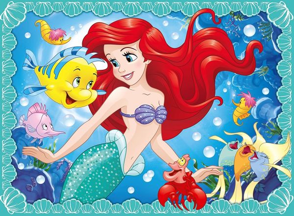 RAV10858 - Puzzle - 100 Pièces - La Petite Sirène - 49 x 36 cm - 1