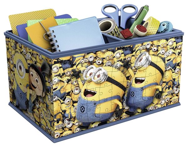 RAV11260 - Puzzle 3D - 216 Pièces - Boîte de rangement - MOI, MOCHE ET MÉCHANT 3 - 22.6 x 15.6 x 13.4 cm - 1