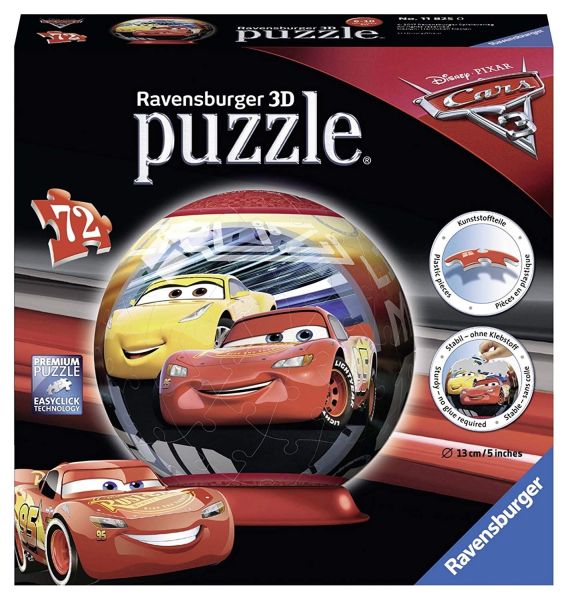 RAV118250 - Puzzle 3D - 72 Pièces - CARS 3 - 1