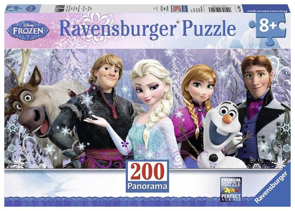RAV128013 - Puzzle Panorama - 200 Pièces - La reine des neiges - 1
