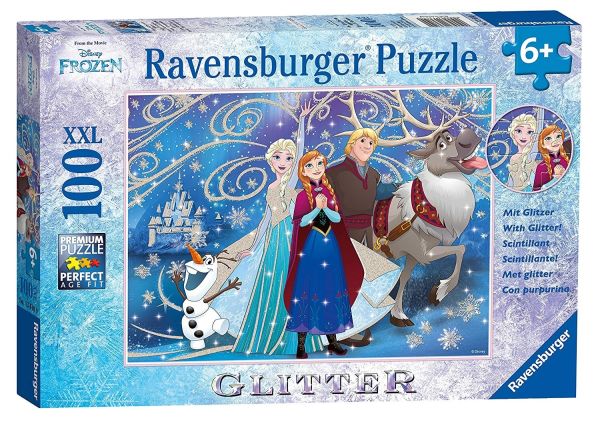 RAV136100 - Puzzle Scintillant - 100 Pièces - La Reine des neiges - 1