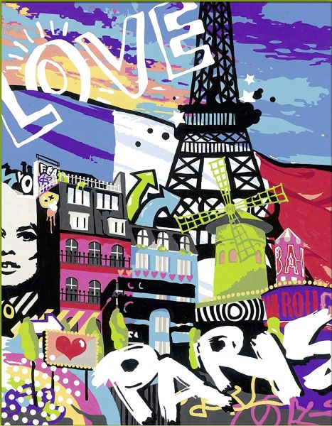 RAV28435 - Numéro d'art - Love from PARIS - 24 x 30 cm - 1