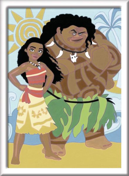 RAV28642 - Numéro d'art - Vaiana et Maui - 18 x 24 cm - 1