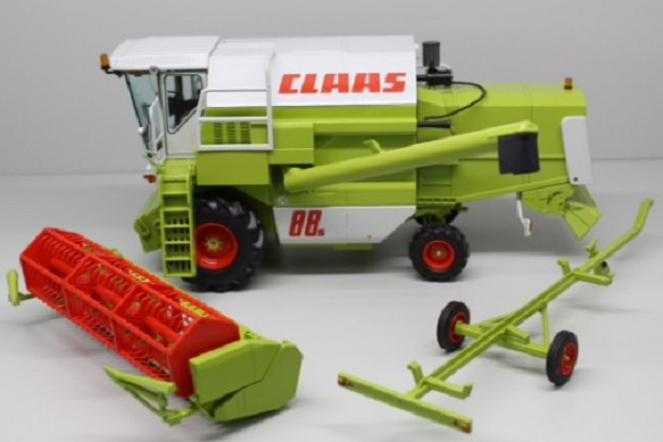 REP168 - Moissonneuse CLAAS Dominator 88s avec chariot porte coupe - 1