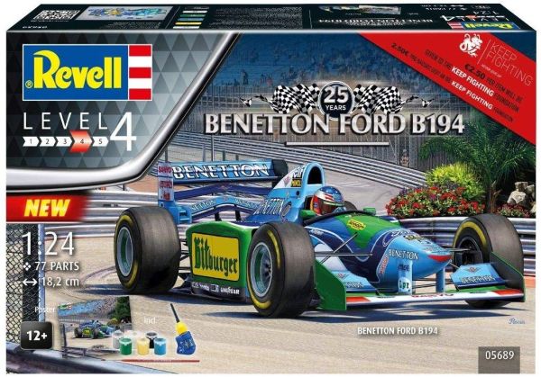 REV05689 - BENETTON FORD B194 formule 1 maquette à monter et à peindre - 1