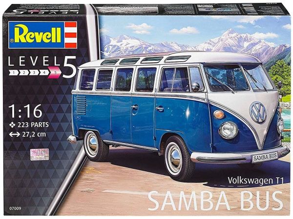 REV07009 - VOLKSWAGEN T1 Samba Bus maquette à monter et à peindre - 1
