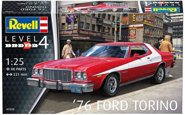 REV07038 - FORD Torino 1976 maquette à monter et à peindre - 1