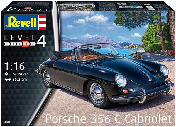 PORSCHE 356C cabriolet maquette à monter et à peindre