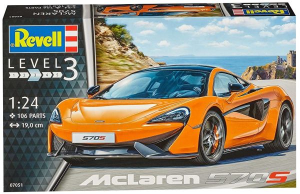 REV07051 - McLAREN 570S maquette à monter et à peindre - 1