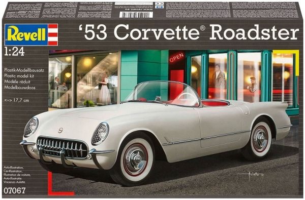 REV07067 - CHEVROLET Corvette Roadster cabriolet 1953 maquette à monter et à peindre - 1
