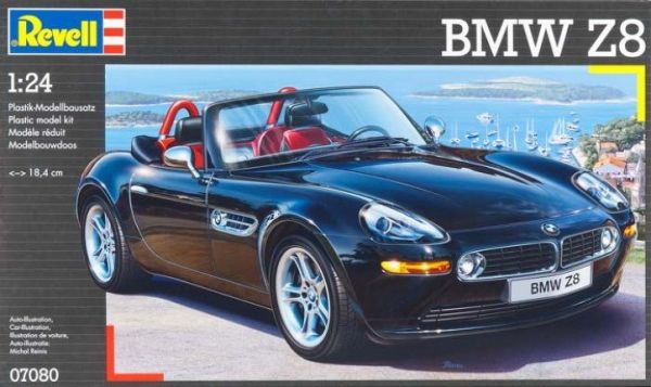 REV07080 - BMW Z8 coupé cabriolet maquette à monter et à peindre - 1