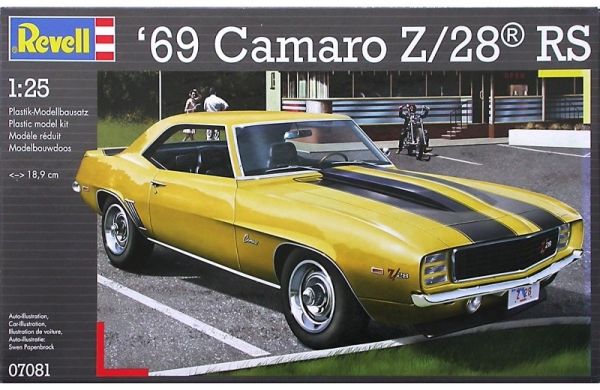 REV07081 - CHEVROLET Camaro Z/28 RS 1969 maquette à monter et à peindre - 1