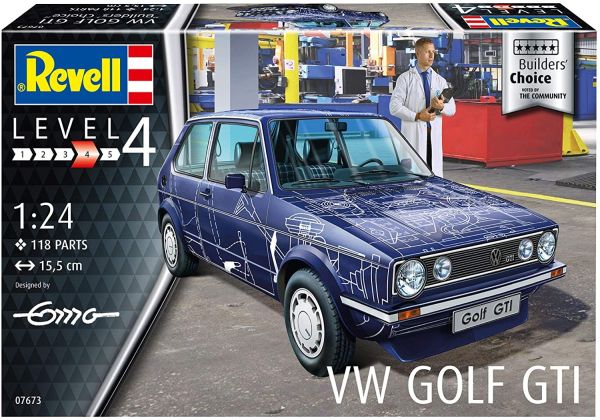 REV07673 - VOLKSWAGEN Golf GTI Builders Choice maquette à monter et à peindre - 1