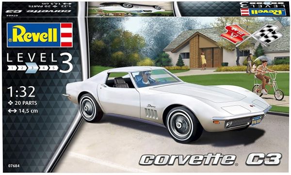 REV07684 - CHEVROLET Corvette C3 maquette à monter et à peindre - 1