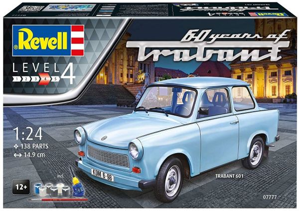REV07777 - TRABANT 601 1964 pour les 60 Trabant maquette à monter et à peindre peintures et colle inclus - 1