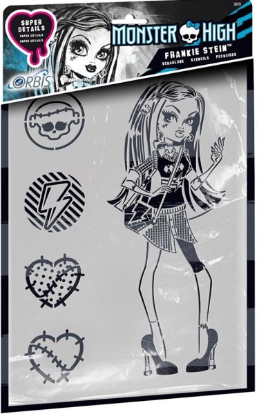 REV30218 - Pochoir MONSTER HIGH - Frankie Stein - 1