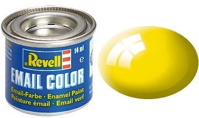 REV32312 - Peinture émail jaune fluo satiné 14ml - 1