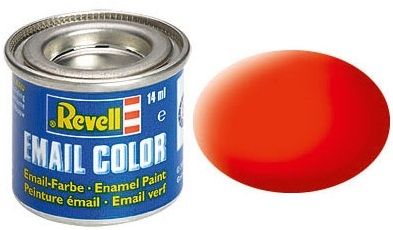 REV32125 - Peinture émail orange fluo mat 14ml - 1