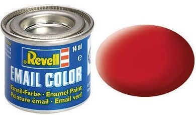 REV32136 - Peinture émail rouge carmin mat 14ml - 1