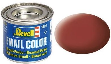 REV32137 - Peinture émail rouge brique mat 14ml - 1