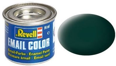 REV32140 - Peinture émail vert noir mat 14ml - 1