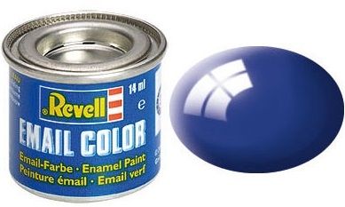 REV32151 - Peinture émail bleu Méditérrannée brillant 14ml - 1