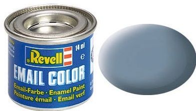 REV32157 - Peinture émail gris mat 14ml - 1