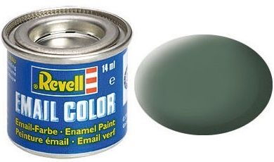 REV32167 - Peinture émail gris vert mat 14ml - 1