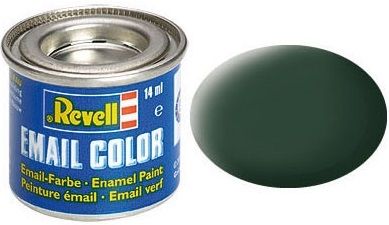 REV32168 - Peinture émail vert foncé mat RAF 14ml - 1