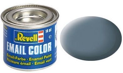 REV32179 - Peinture émail gris bleu mat 14ml - 1