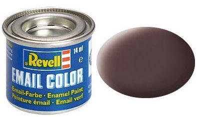 REV32184 - Peinture émail marron mat 14ml - 1