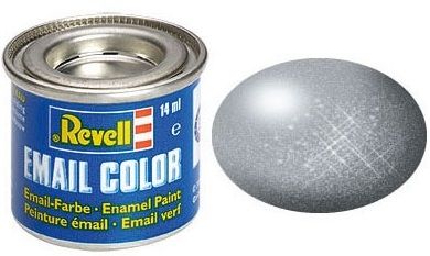 REV32191 - Peinture émail gris acier métal 14ml - 1