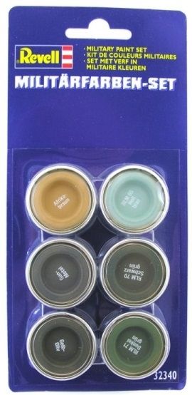 REV32340 - Kit de couleurs militaires 6 pots de 14ml - 1