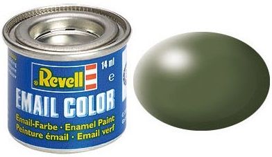 REV32361 - Peinture émail vert olive satiné 14ml - 1