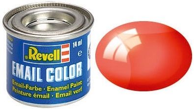 REV32731 - Peinture émail rouge clair translucide 14ml - 1