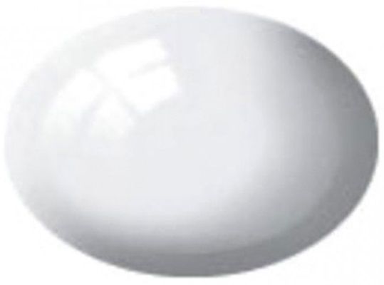 Peinture acrylique blanc brillant pot de 18 ml - Référence 36104 fabriquée  par REVELL