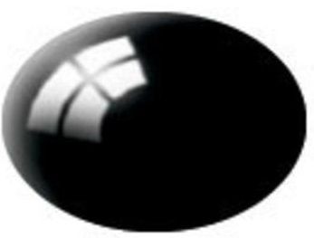 REV36107 - Peinture acrylique noir brillant pot de 18 ml - 1